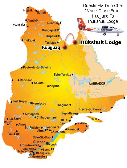 Flights To Inukshuk Lodge